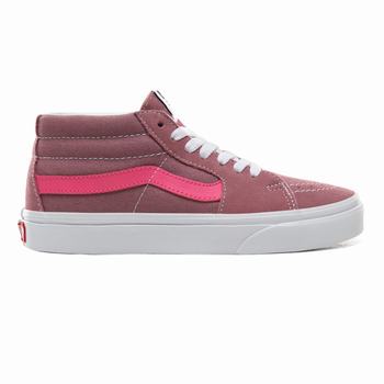 Damske Kotnikove Tenisky Vans Retro Sport Sk8-Mid Ruzove/Ruzove VA90OLEWS